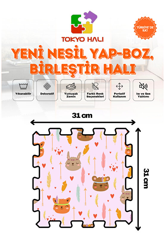 Puzzle Halı, Kendi Tasarımını Oluştur, Yapboz Halı, Baskılı Halı