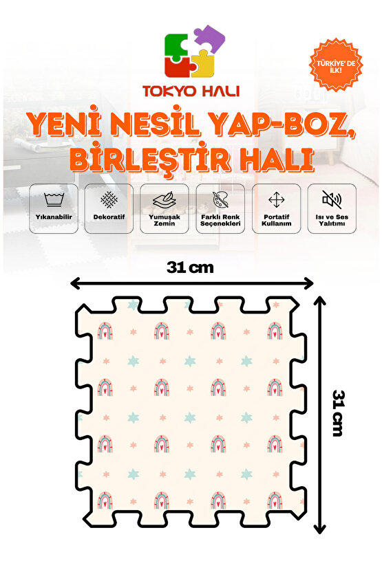 Puzzle Halı, Kendi Tasarımını Oluştur, Yapboz Halı, Baskılı Halı