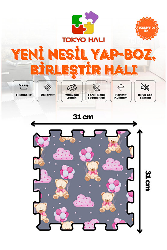 Puzzle Halı, Kendi Tasarımını Oluştur, Yapboz Halı, Baskılı Halı
