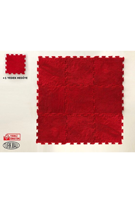 Ses ve Isı Yalıtımlı Tokyo Peluş Yapboz Halı | 9 + 1 Adet | 1 M2 | Puzzle Halı