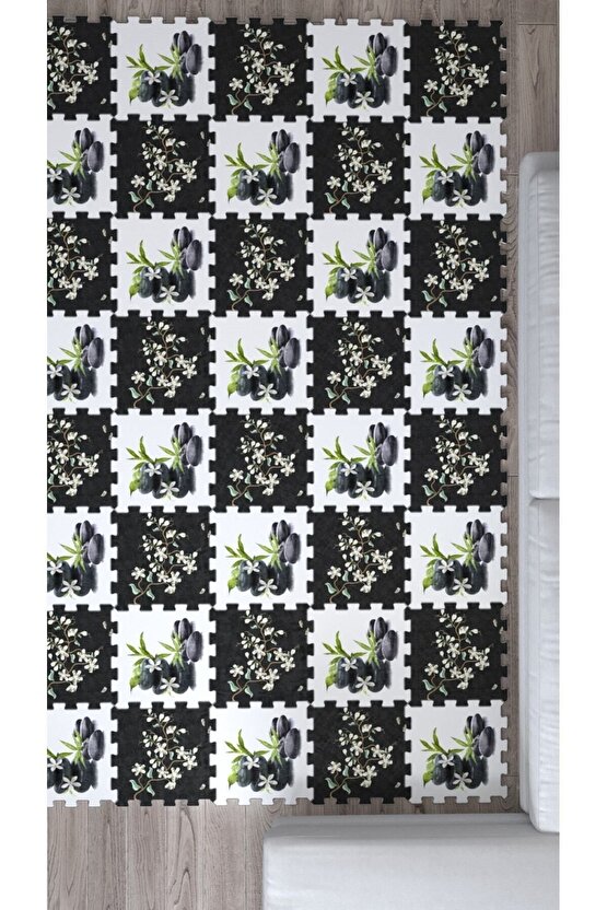 Yıkanabilir Büyük Küçük Salon Halısı Ths2 | Yapboz Halı | Puzzle Halı