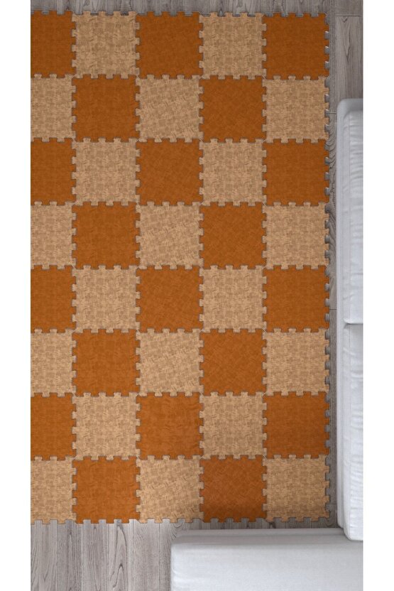 Makinede Yıkanabilir Dikdörtgen Büyük Halı Ths29 | Yapboz Halı | Puzzle Halı