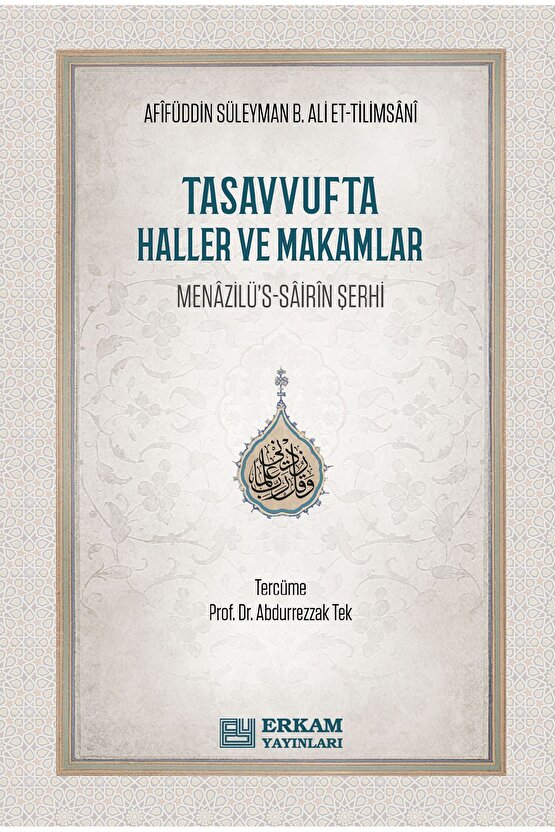 Tasavvufta Haller ve Makamlar - Afifüddin Süleyman b. Ali et-Tilimsani