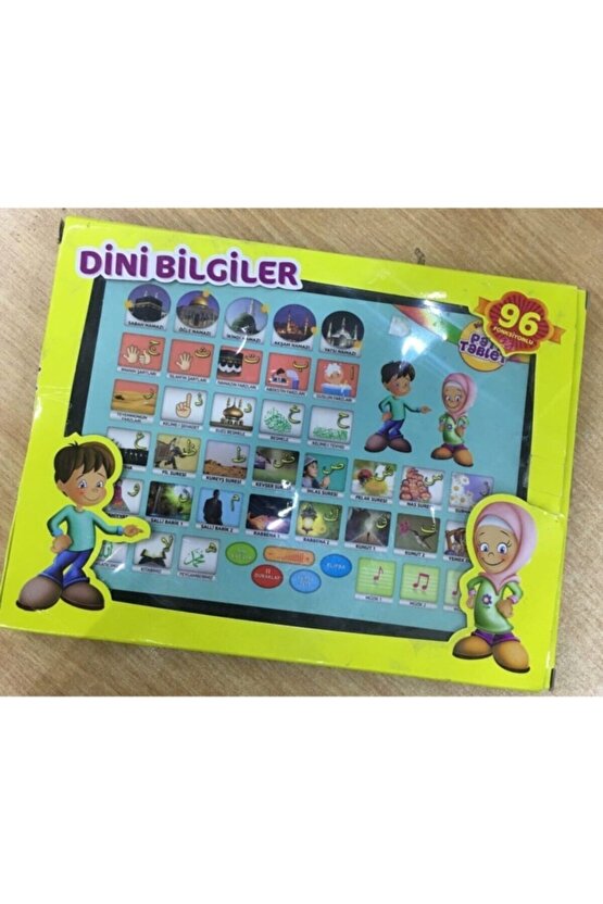 Çocuklara Dini Bilgiler Oyun Tableti Sesli Elifba Namaz Sureleri Ve Dini Bilgiler Pati