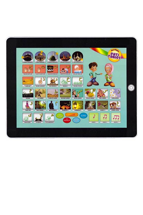 Sesli Dini Bilgiler Büyük Boy - Pati Tablet: 96 Fonksiyonlu