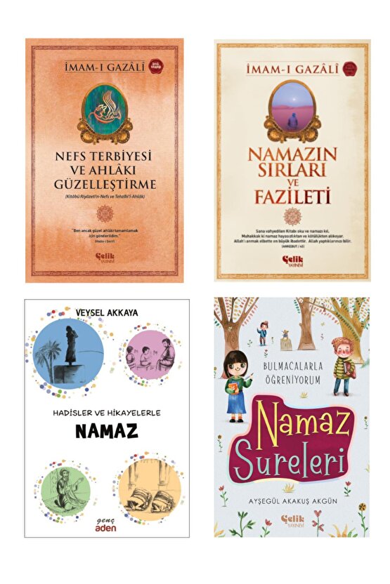 Nefs Terbiyesi-namazın Sırları Ve Fazileti-hadisler Ve Hikayelerle Namaz-namaz Sureleri 4lü Set