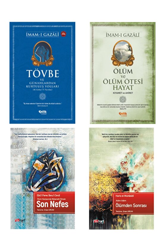 Tövbe - Kıyamet Ve Ahiret - Ölüm Karşısında Metanetli Olmak - Adım Adım Ölümden Sonrası 4lü Set