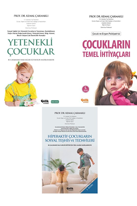 Çocukların Temel Ihtiyaçları-yetenekli Çocuklar-çocukların Sosyal Teşhis Ve Tedavileri 3lü Set