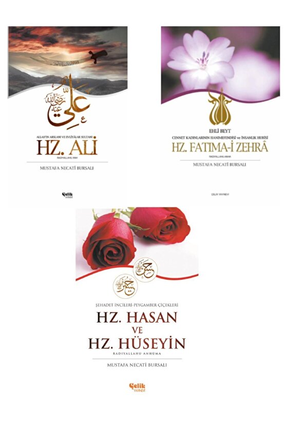 Mustafa Necati Bursalı Serisi Hz. Ali- Hz. Fatıma-i Zehrâ -hz. Hasan Ve Hz. Hüseyin 3lü Set