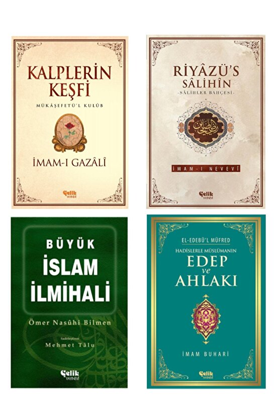 Kalplerin Keşfi-riyazüs Salihin-hadislerle Müslümanın Edep Ve Ahlakı-büyük Islam Ilmihali 4lü Set