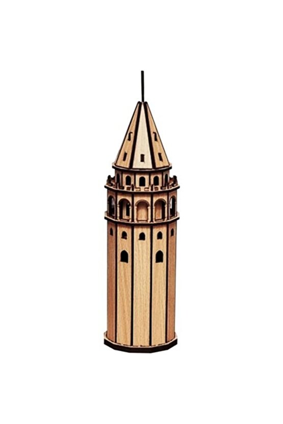 3d Galata Kulesi Maket  Kaligrafi Fon Hediyeli