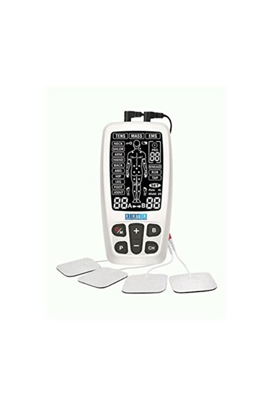 R-c4a Combo Elektroterapi Tens Cihazı ve Masaj Aleti, Şarjlı ve Çok Fonksiyonlu