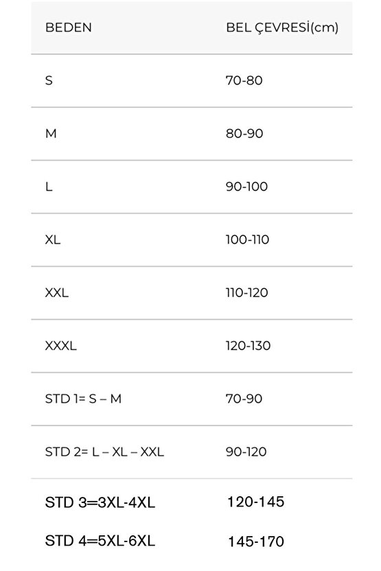 Dorselomber Korse Bej (W406) S-M-L-XL-2XL-3XL-4XL-5XL-6XL