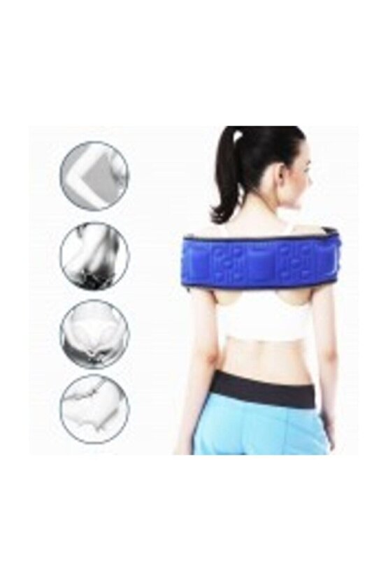 5 Motorlu Titreşimli Masaj Kemeri Göbek Eritme Aleti Basen Karın