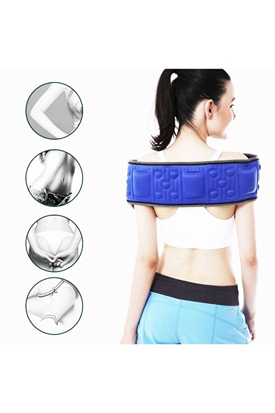 5 Motorlu Titreşimli Masaj Kemeri Göbek Eritme Aleti Basen Karın