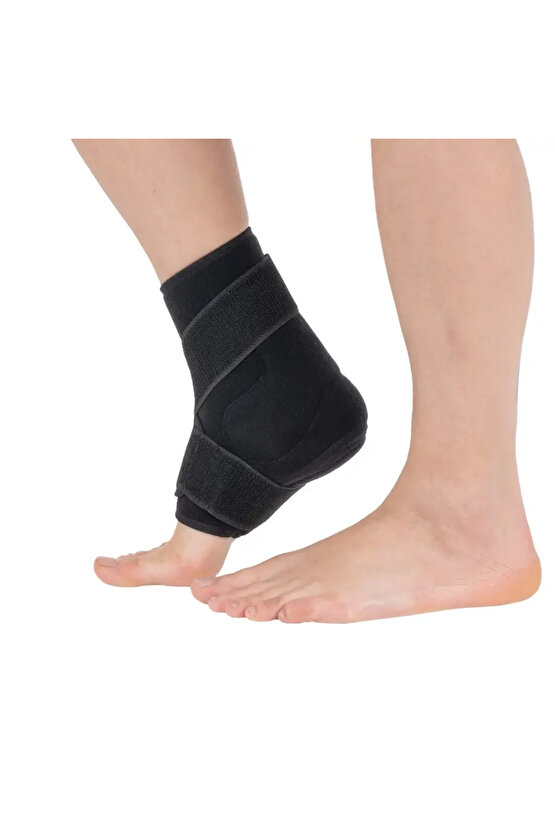 W607Tendon Destekli Ayak Bileklik  Topukluk Siyah Standart Beden