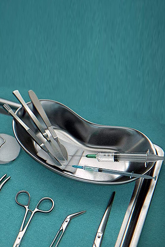 Böbrek Küvet 30 cm Paslanmaz Çelik