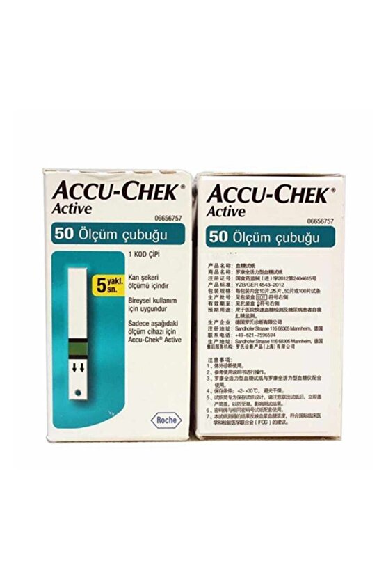 Accu Chek Active Şeker Ölçüm Çubuğu