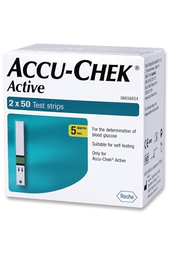 Accu-check Active Şeker Ölçüm Çubuğu 50 Adet
