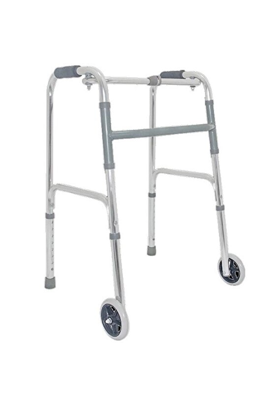İIthal Lüx Tekerlekli Hasta Yürüteci Alüminyum Walker Wolker Yürüteç Tekerlekli