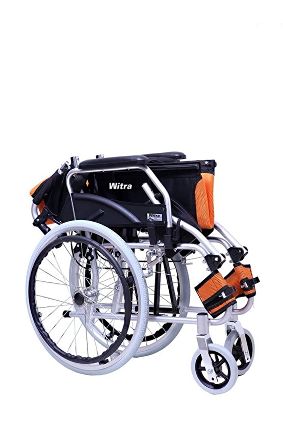 Wipperman Marka Tekerlekli Sandalye Hasta Transfer Manuel Katlanabilir Sandalye Hasta Bakım