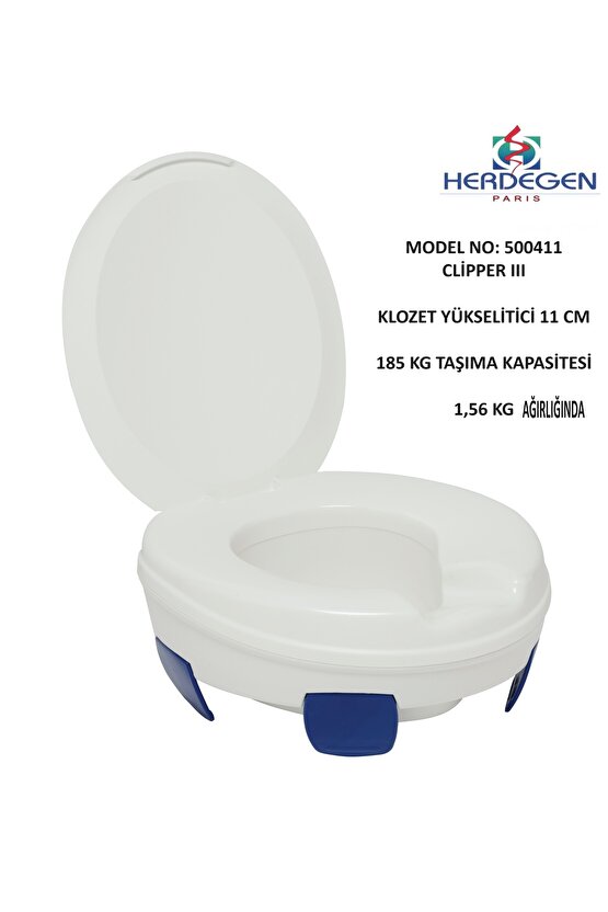 Clipper 3 Kapaklı Klozet Yükselticisi 500411