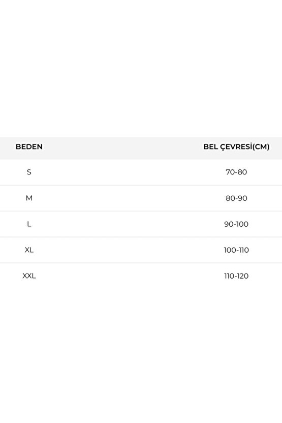 Deve Tüyü Korse ( Kireçlenmede Ve Bel Ağrılarında) Deve Tüyü Korse Xl Beden