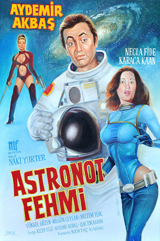 Astronot Fehmi (1978) ( İbrahim ENEZ ) Koleksiyonu ( Lisanslı Ürün ) Posteri