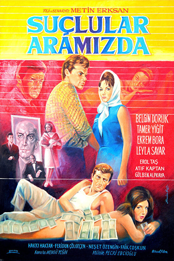 Suçlular Aramızda (1964) ( İbrahim ENEZ ) Koleksiyonu ( Lisanslı Ürün ) Posteri