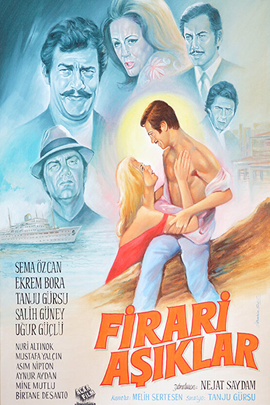 Firari Aşıklar (1970) ( İbrahim ENEZ ) Koleksiyonu ( Lisanslı Ürün ) Posteri