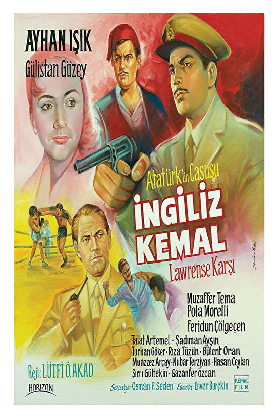 İngiliz Kemal Lawrense Karşı (1952) ( İbrahim ENEZ ) Koleksiyonu ( Lisanslı Ürün ) Posteri