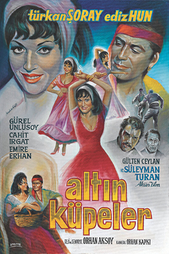 Altın Küpeler (1966) ( İbrahim ENEZ ) Koleksiyonu ( Lisanslı Ürün ) Posteri