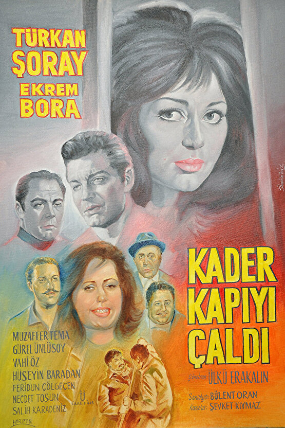 Kader Kapıyı Çaldı (1964) ( İbrahim ENEZ ) Koleksiyonu ( Lisanslı Ürün ) Posteri