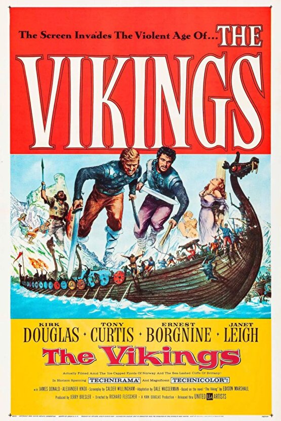 The Vikings (1958) 001 AFİŞ - POSTER