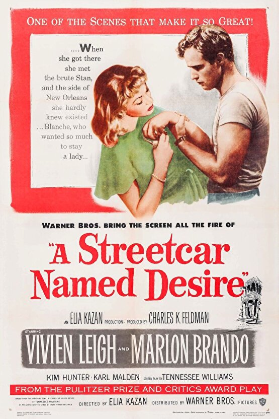 A Streetcar Named Desire (1951) 1 ( FOLYO ) - AFİŞ - POSTER-1134