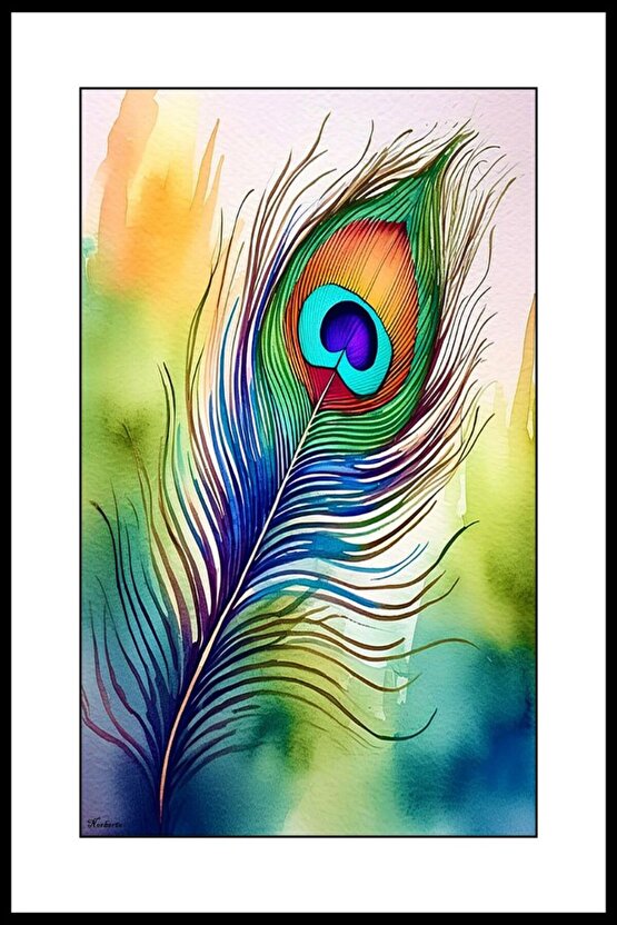 Kuş Gözü Yaprağı Digital Art ( ÇERÇEVESİZ - ÇERÇEVE YOKTUR ) ( ULTRA HD ) FOLYO AFİŞ - POSTER