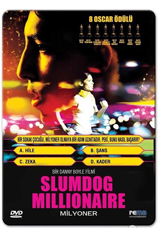 Milyoner ( DVD Steelbook - Metal Kutu ) Türkçe Dublaj AMBALAJINDA