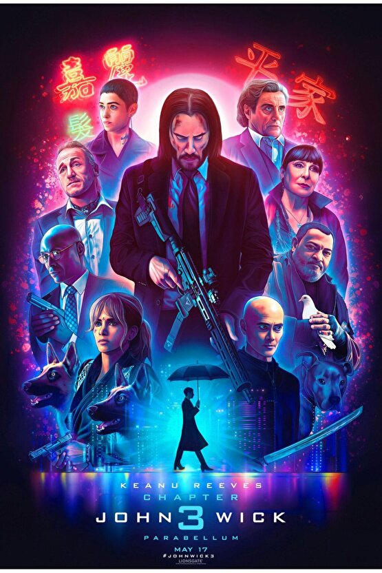 John Wick Chapter 3 - Parabellum (2019) 8 ( FOLYO ) - AFİŞ - POSTER-3962