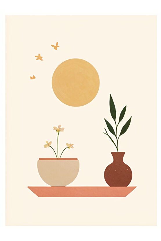 Matisse - Sanat - Soyut - Doğa - Yaşam ( Tekli Çerçevesiz ) Poster - Afiş - Tablo MKKM1131