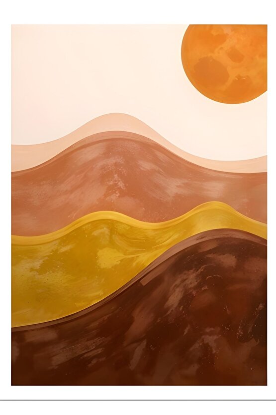 Matisse - Boho - Art Deco - Soyut - Doğa ( 3 lü Çerçevesiz ) Poster - Afiş - Tablo KR2C00891