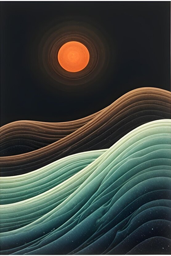 Matisse - Boho - Art Deco - Soyut - Doğa ( 3 lü Çerçevesiz ) Poster - Afiş - Tablo KR2C01162