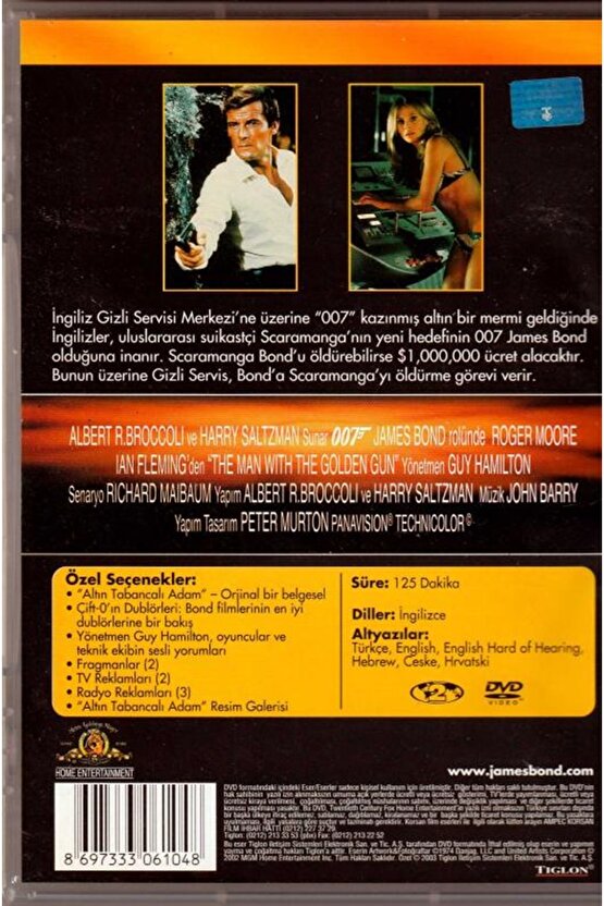 Altın Tabancalı Adam ( DVD ) Türkçe Altyazı