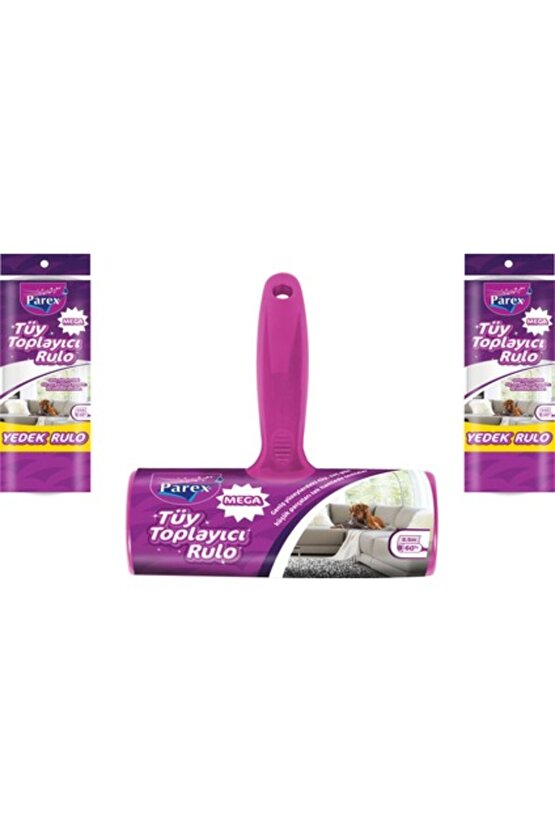 Mega Tüy Toplayıcı 60lı Yedek Rulo 2li