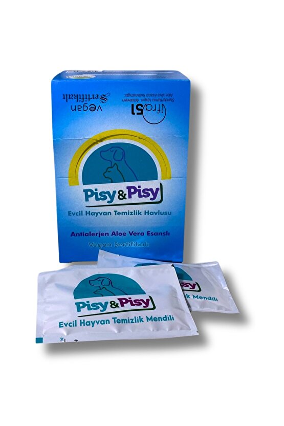 EVCİL HAYVAN TEMİZLİME HAVLUSU (20 ADET TEKLİ)