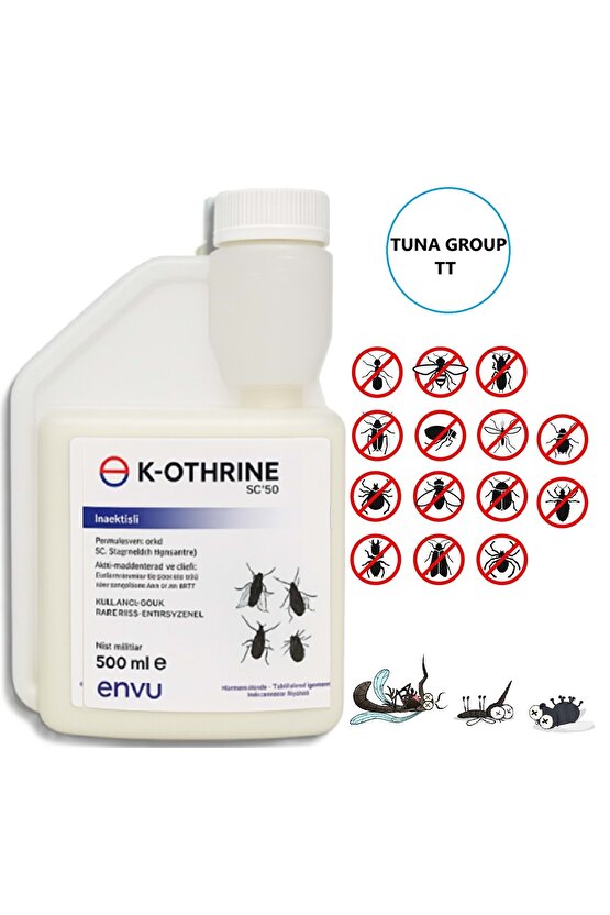 K-othrine Sc 500 ml Kokusuz, Karınca - Böcek- Sinek- Hamamböceği Ilacı (082027)