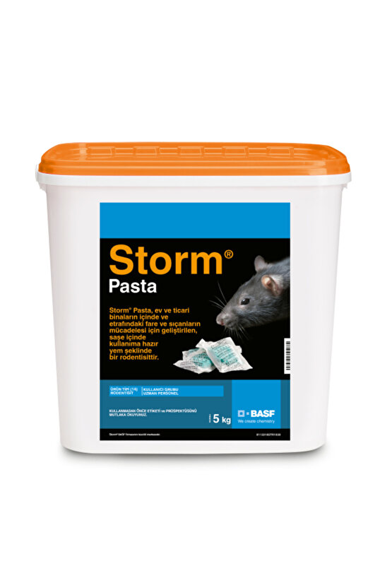 BASF Storm Pasta Fare Ve Sıçan Yemi İlacı Zehiri | Hızlı Etkili 5000 gr
