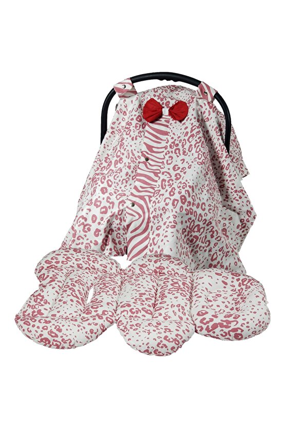 Puset Örtüsü, Puset Çarşafı, Ortopedik Puset Minderi 3 Lü Set BRİMİ COLLECTİON