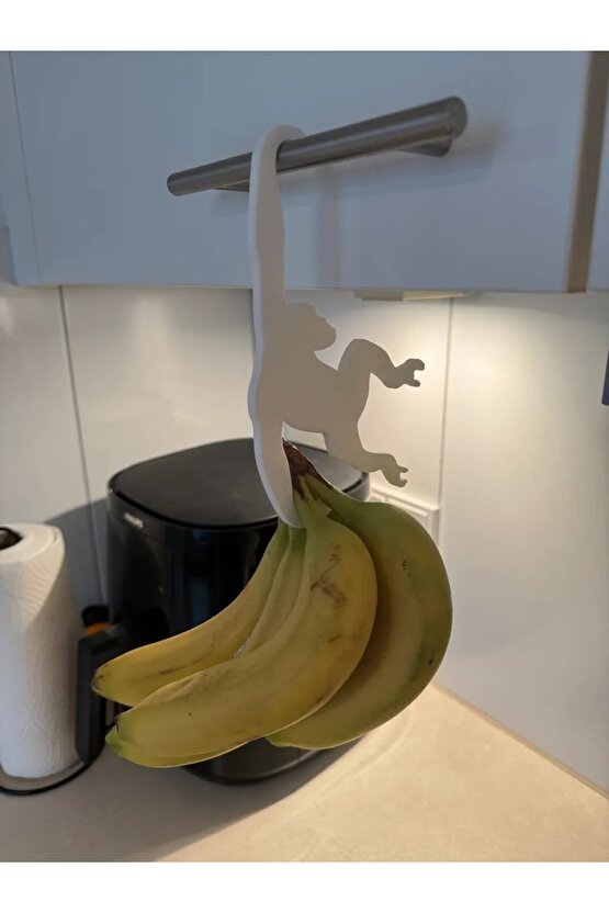 Maymun Şeklinde Muz Askısı - Şık ve Eğlenceli Mutfak Dekorasyonu