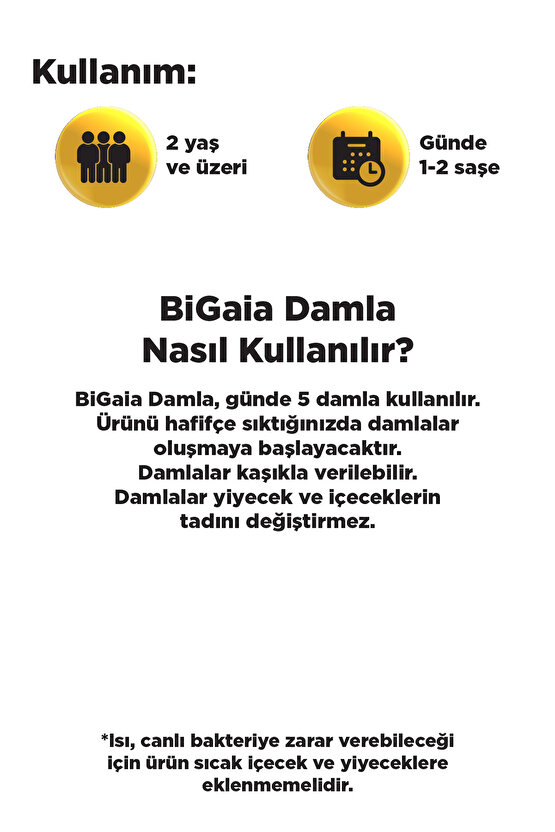 Probiyotik Damla 5 ml - 1 Aylık Kullanım - Sindirim Sistemi