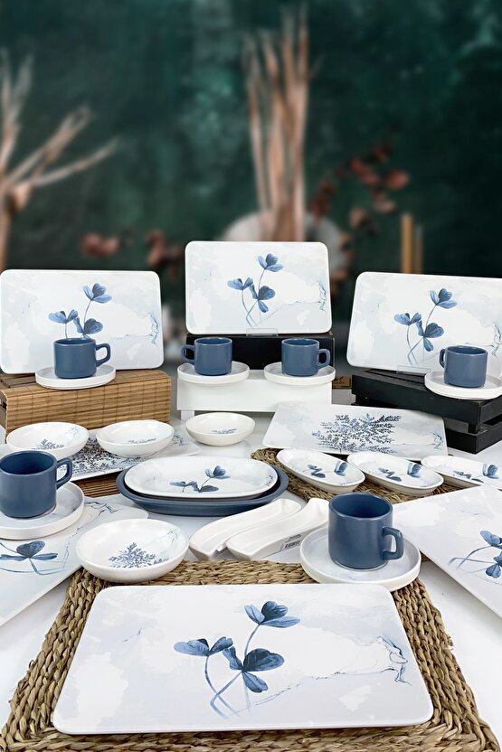 Blue Magic 31 Parça 6 Kişilik Siera Kahvaltı Takımı - 19863